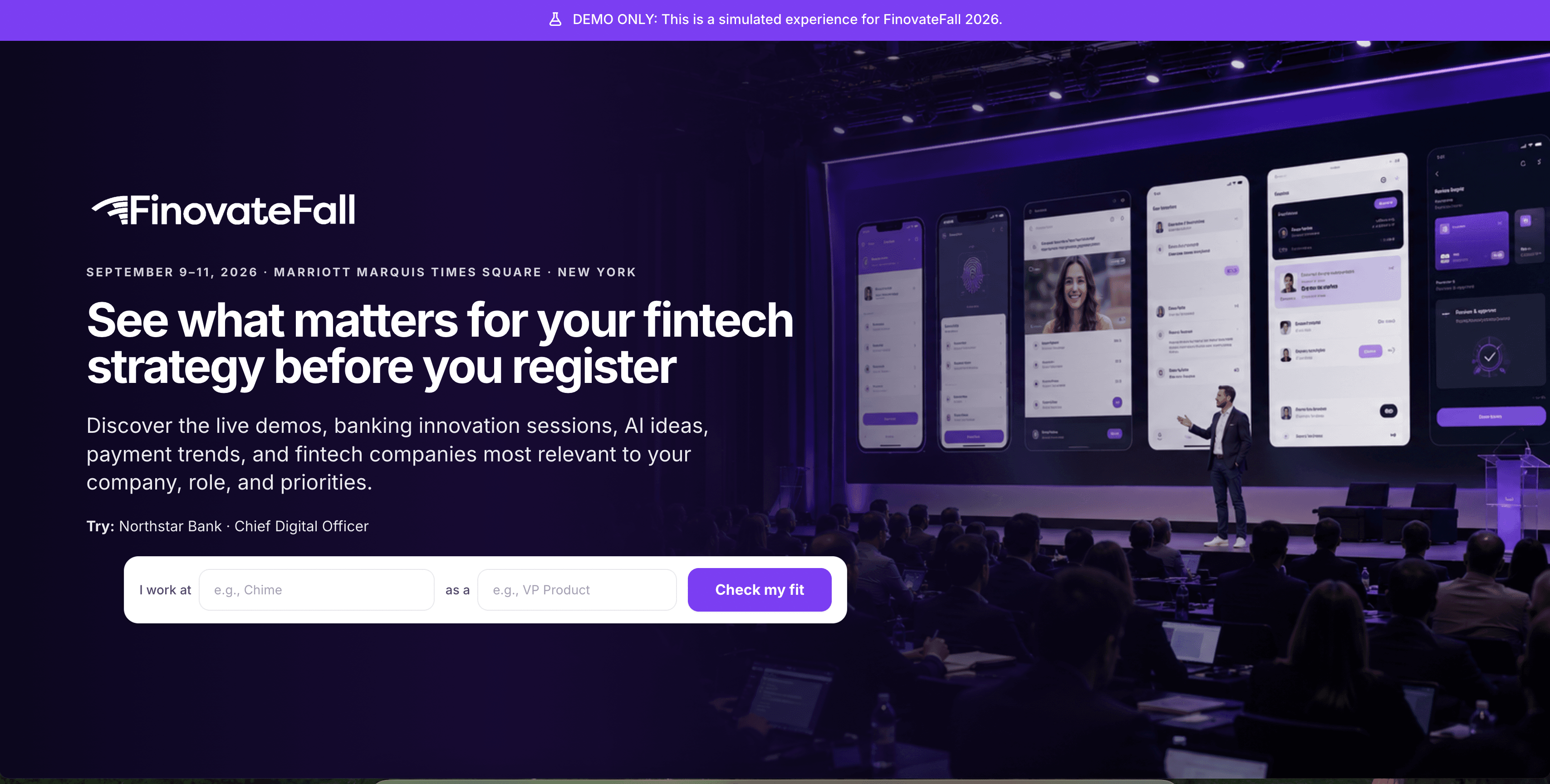 FinovateFall 2026 AITENDLY demo